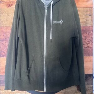 Project X Olive Green Full-Zip Hoodie